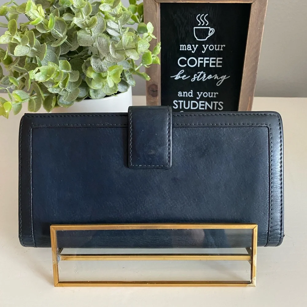 Gucci Vintage, Rare Navy Leather Wallet EUC w/ COA! - Picture 3 of 14